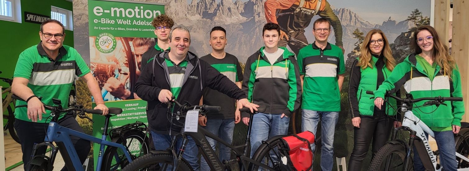 Das Team von Dreirad-Zentrum Adelsdorf