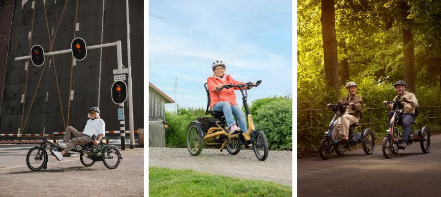 Die Top Dreiräder 2027: pfautec Movi, das Hase Bikes Kettwiesel One und den vanRaam Easy Rider Compact+